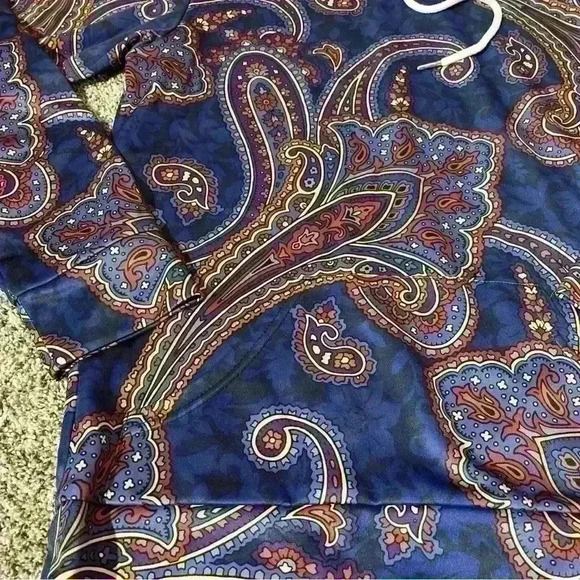 Persona Custom Clothiers-Paisley Print Hoodie- size XS- EUC- Retail Over $100! - Picture 2 of 10